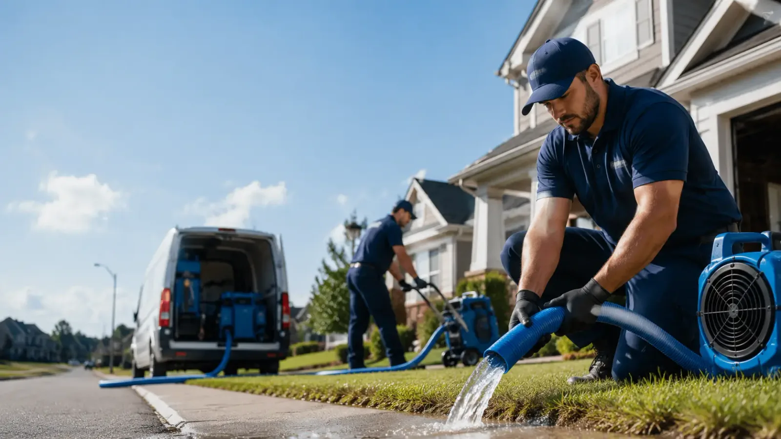 Flood Damage Restoration in Seven Mile, OH